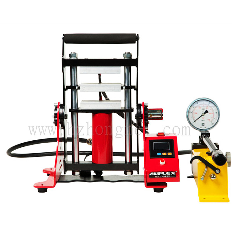 20 Ton 6*12cm Three heat plate Home Use Mini Rosin Press Manual Style Double-sided Heating Plate Rosin Press Machine