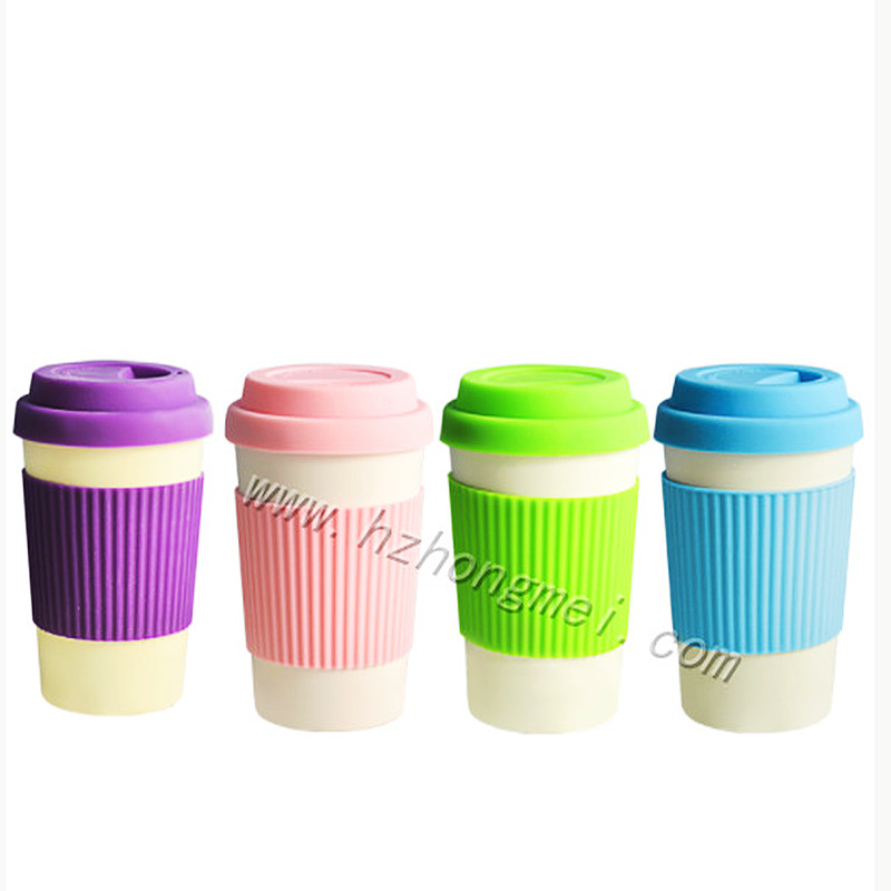 Custom Made Eco-friendly Reusable Biodegradable Bamboo FIber Coffee Mugs Cups Coffee Mug Custom Logo
