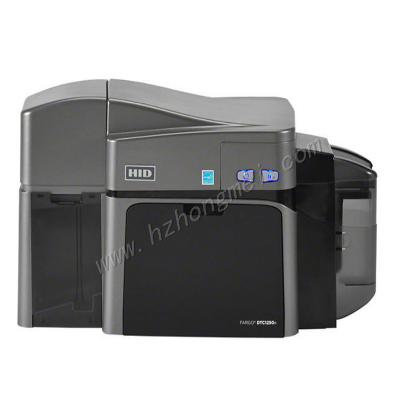 hid Fargo DTC1250e Single Sided Plastic Card Printer ymcko color ribbon 45000 fargo45500