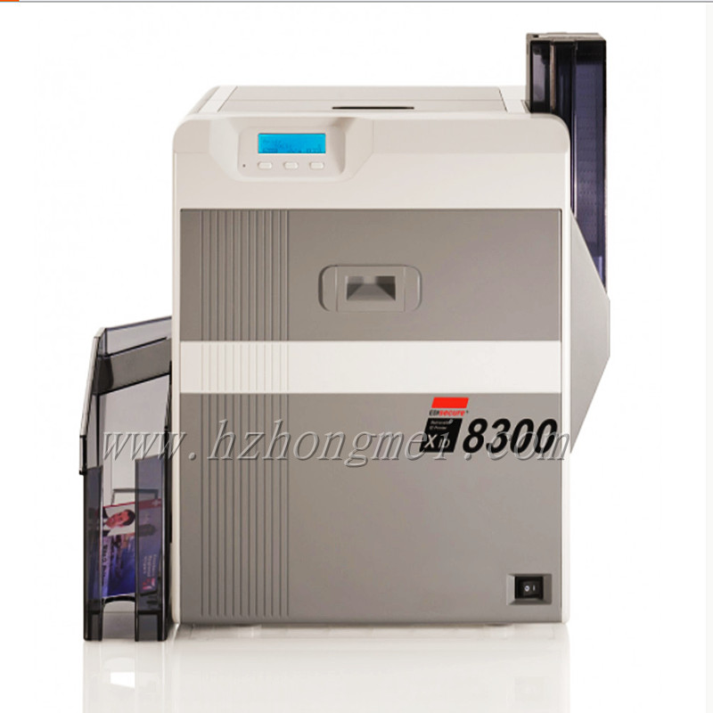 View larger image EDIsecure / Matica XID 8300 Dual-sided Reverse Transfer ID Card Printer + DIC10216 YMCK Color Ribbon