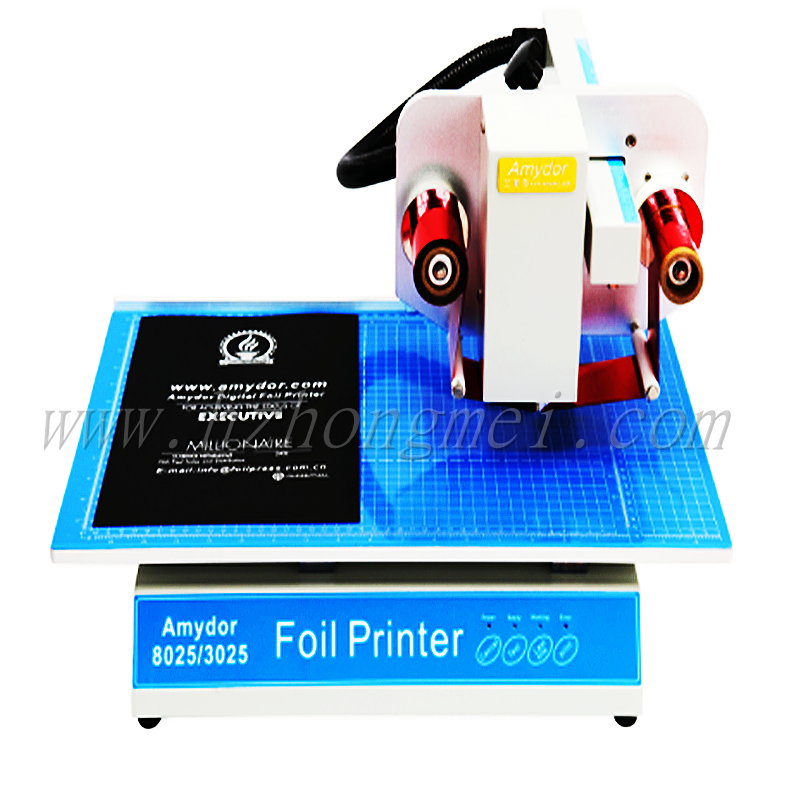 8025 digital flatbed gold foil printer printing machine for hot stamping on paper bag/ leather / thesis tender cover