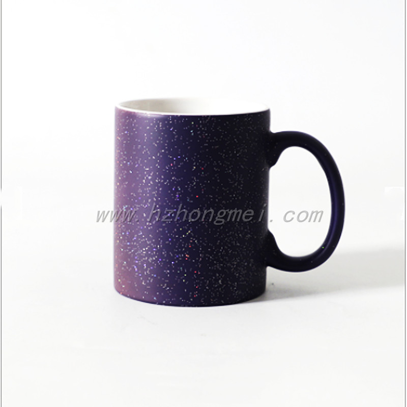 Yiwu manufacturer color changing cup custom magic sublimation mug 11oz