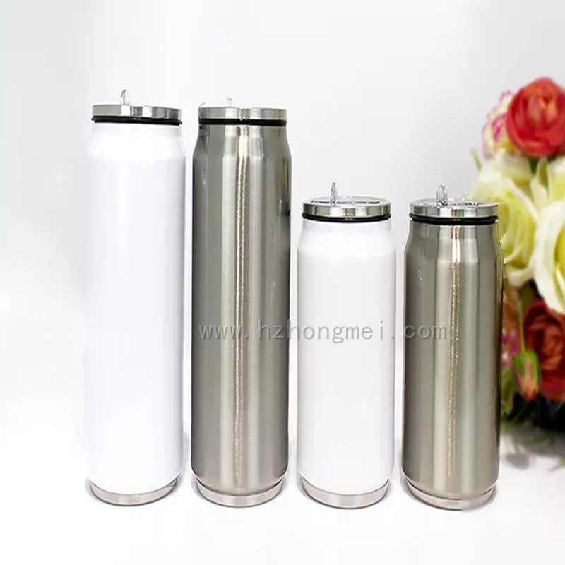 Hot Sale Sublimation 500ML Stainless Steel Sliver Cola Cup