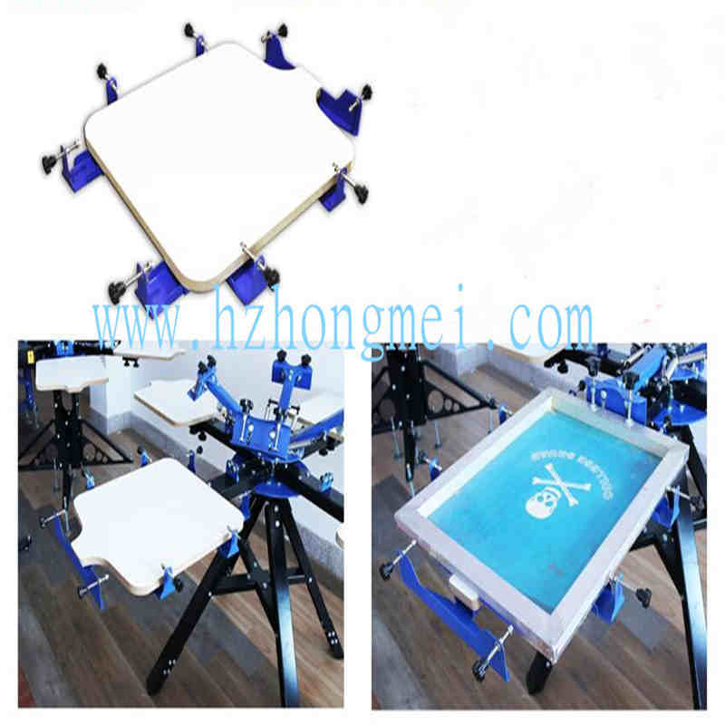 006377 Universal multicolor overprint screen printing micro adjust table