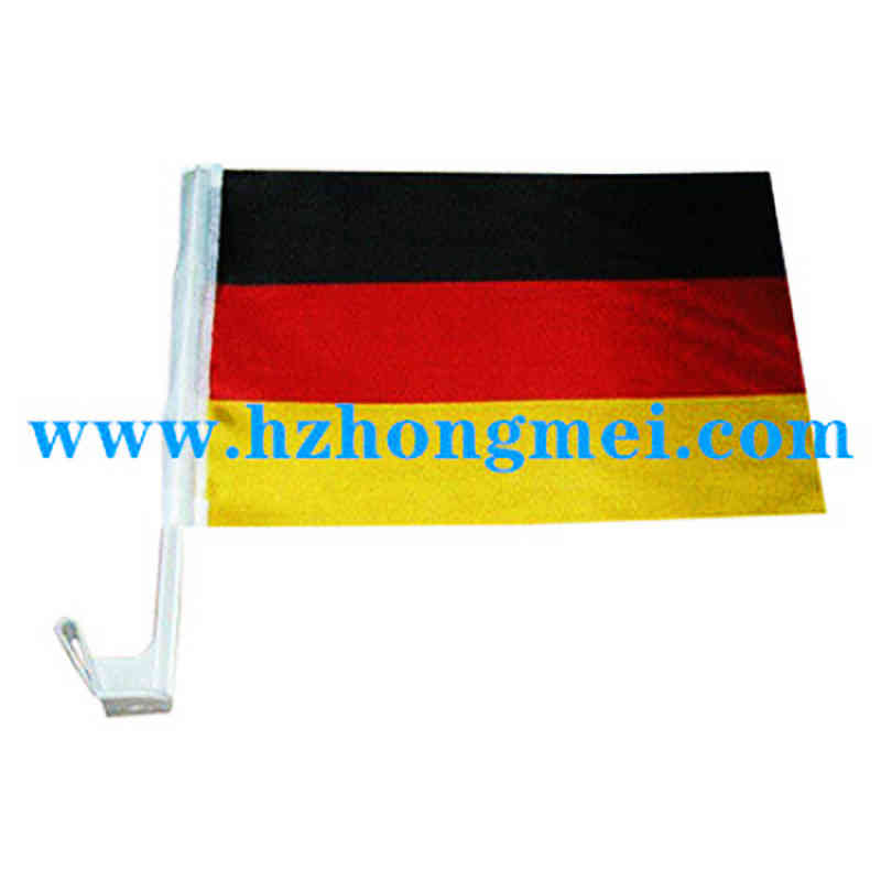 	Promotional Polyester Fabric Window Car Flag Germany