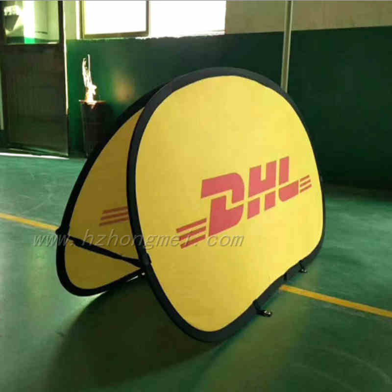 High Quality Portable Outdoor Display Horizontal Pop Up A Banner pop out A frame banner Stand beach flag