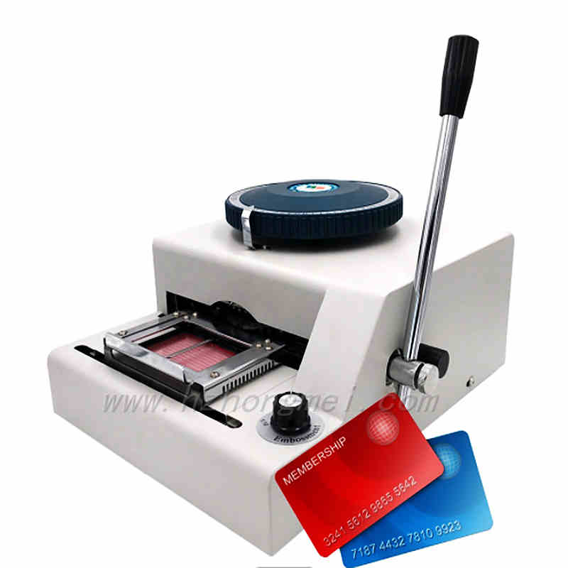 High Grade Manual Plastic PVC Card Embossing Machine