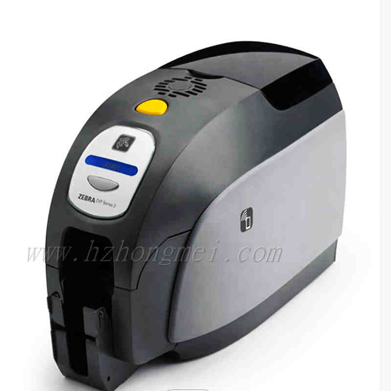 Original Zebra ZXP3 Series Single/Double Side ID Plastic Pvc Smart ID Card Printer For Workers Card Student Card
