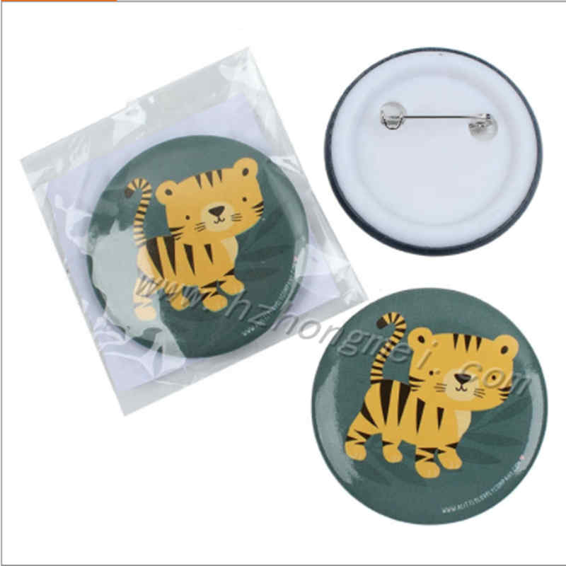 Promotion Cheap Metal Badges Supplier Custom Logo Round Shaped Tin Button Pins for Gifts