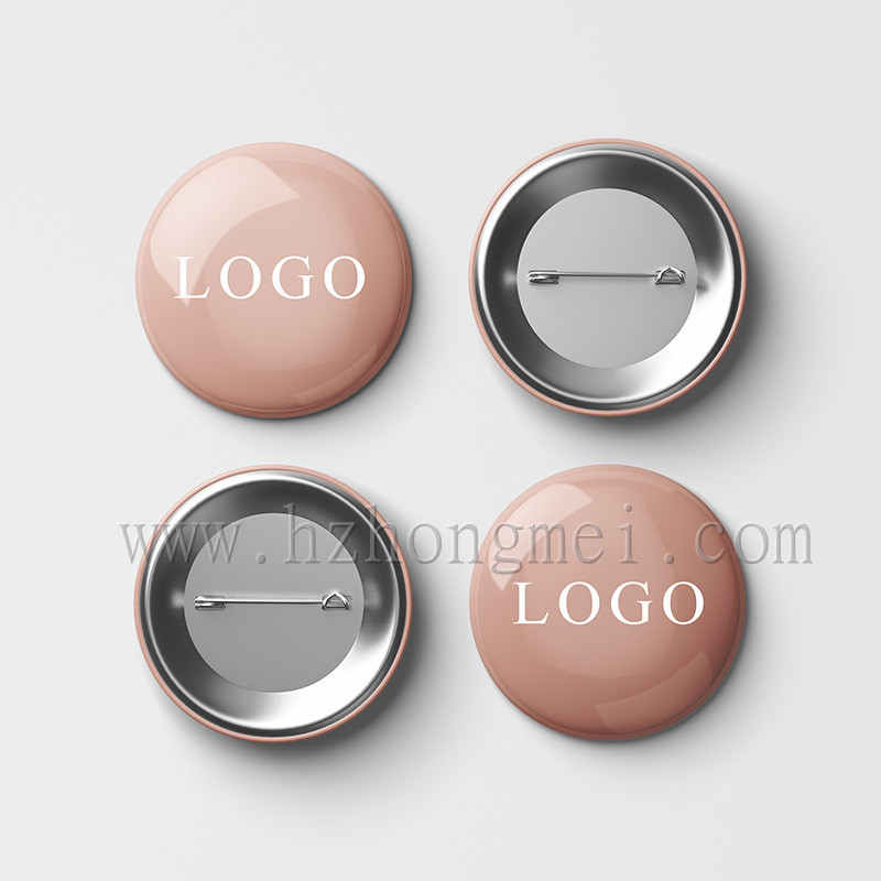25mm-75mm sublimated blank badge in different sizes
