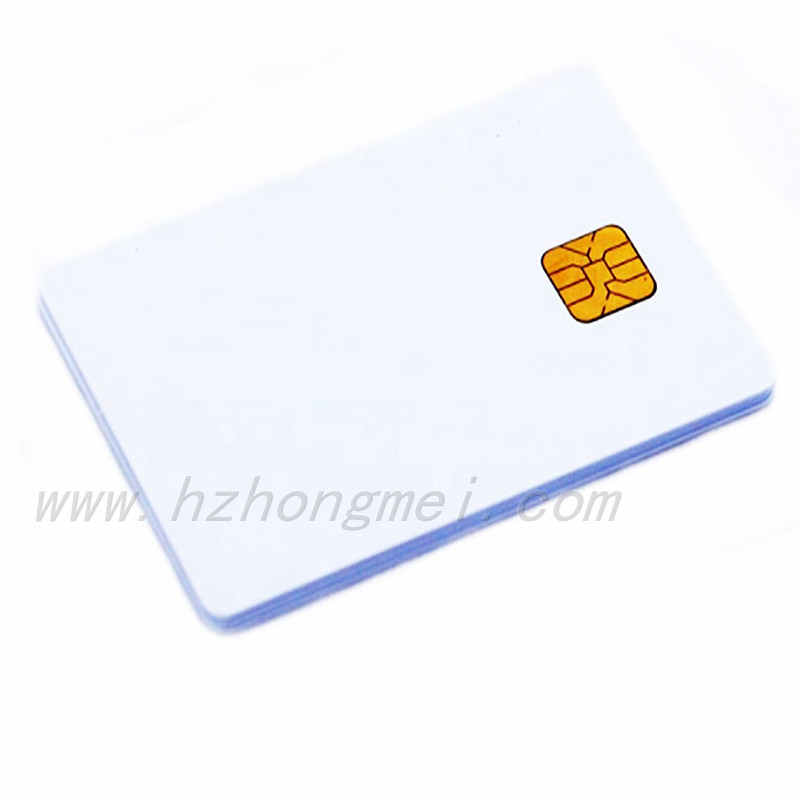 4428 inkjet external large chip PVC White Card Super Smart Induction Memory PVC inkjet chip card