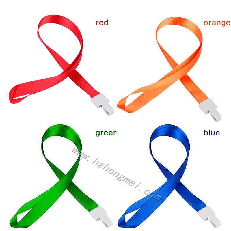 1.5cm multicolor neck lanyard suitable for silk printing, heatransfer