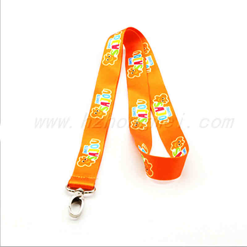 2021 Custom Printed Neck Custom Logo Advanced Technology Personalized Nylon Polyester Promotion Lanyards With Oval Hook