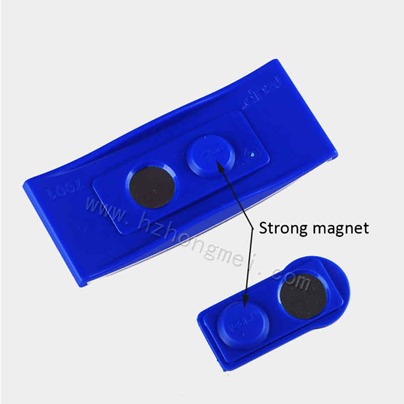 factory directly plastic colorful magnetic name badge customized reusable staff name tag replaceable name holder, 50pcs/log