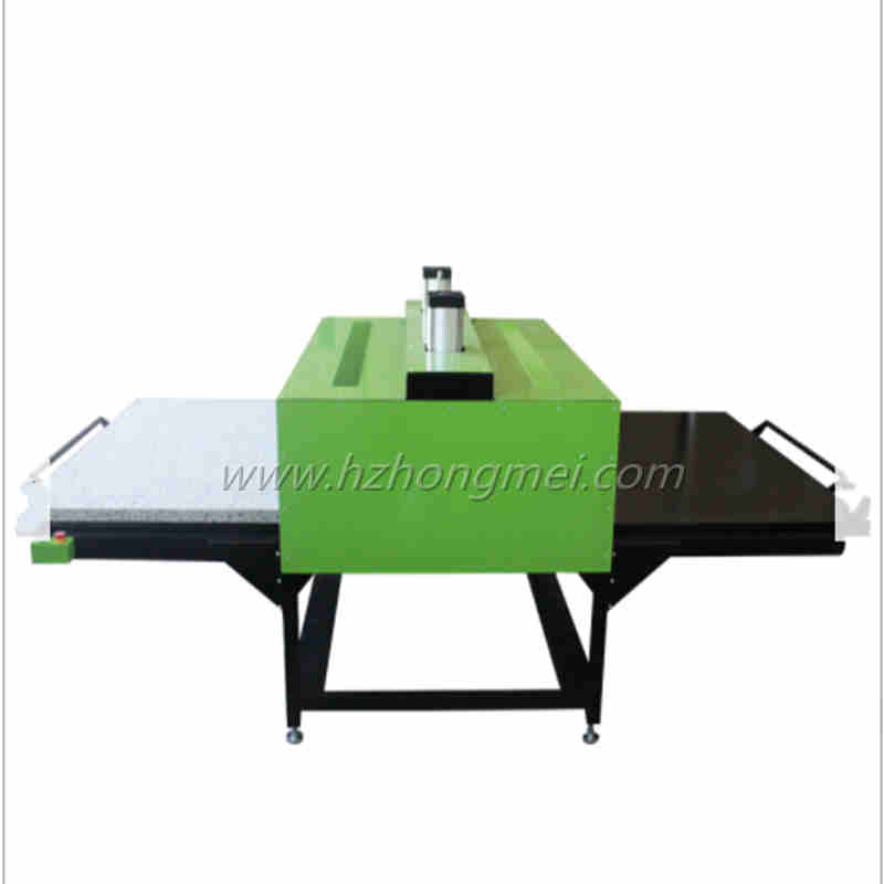 High Pressure Hydraulic Pneumatic Pull-out Machine Double Working Plates Large Format Pneumatic Auto Heat Press Machine
