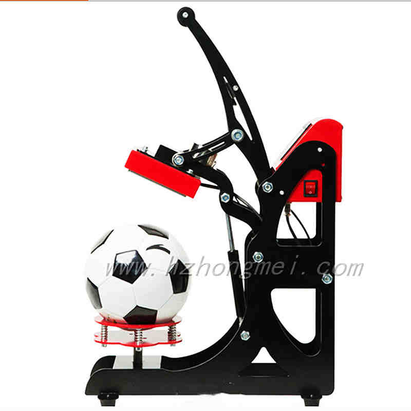 Sports Ball Heat Press Machine Auto Open Ball Heat Transfer Press For Football Basketball Volleyball Logo Printing Machine