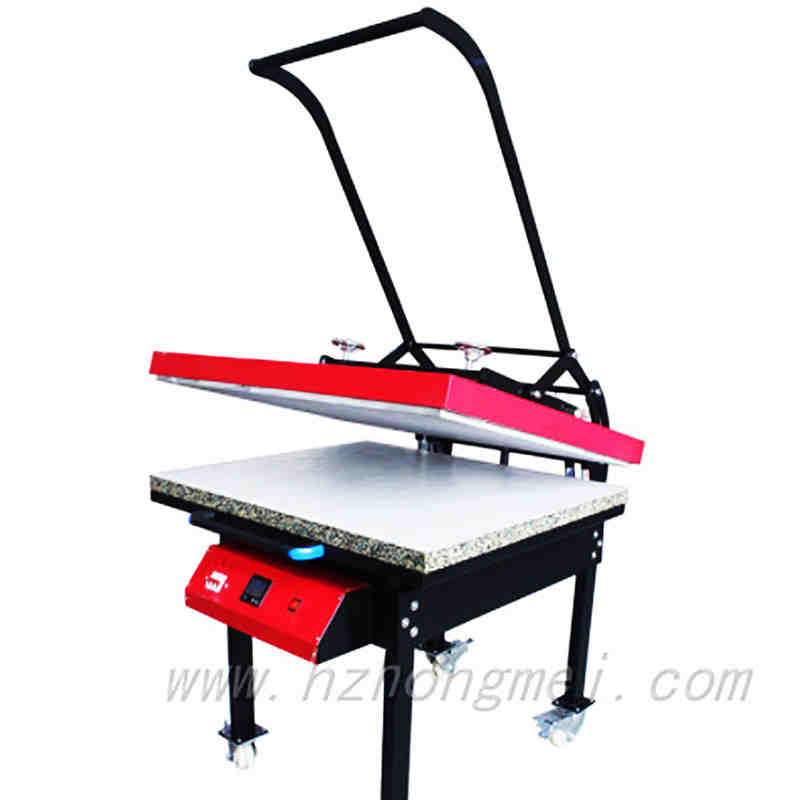 Manual Largest Size Lowest Price T Shirt Heat Press 80x100 Movable Design with Stand Large Format Sublimation Heat Press Machine
