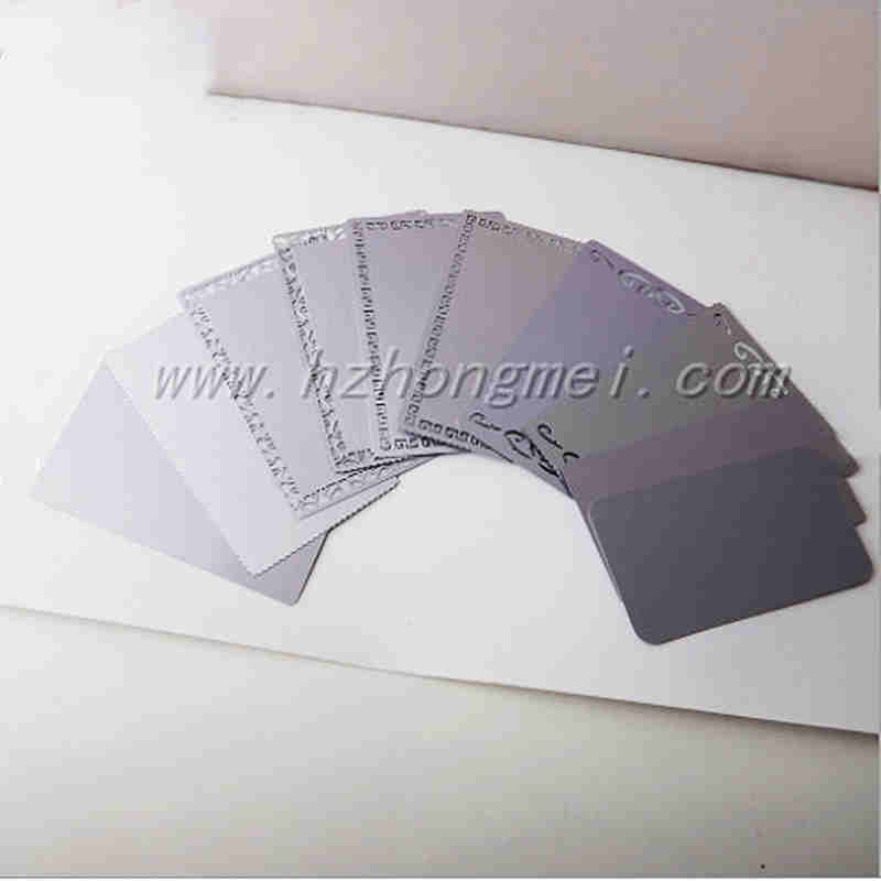 New Arrival Metal Sublimation business card metal name card for printing