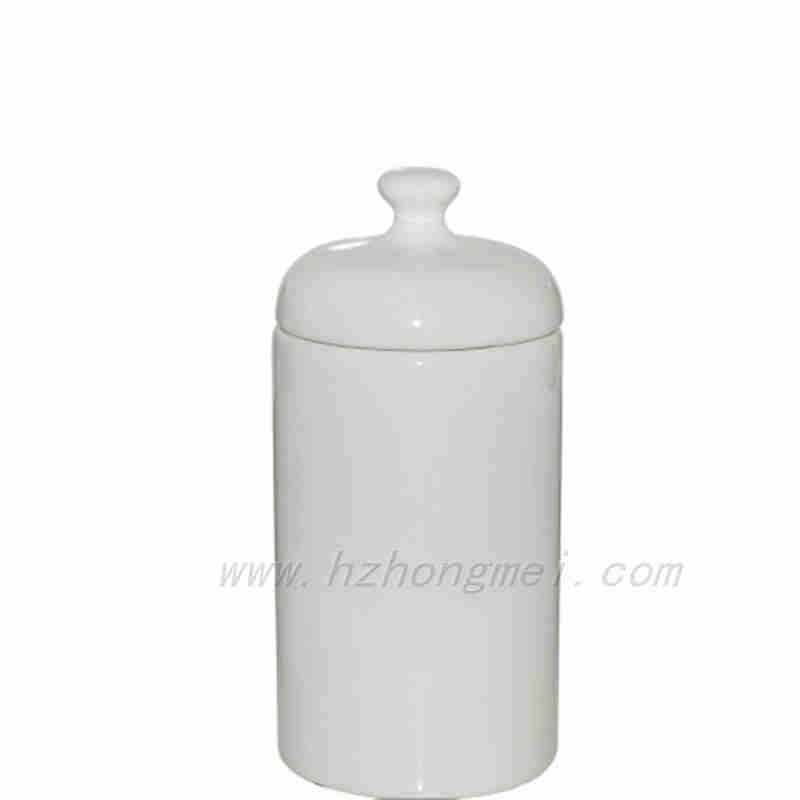 Wholesale Custom Sublimation Promotional Ceramic storage Jar with lid (BHP06)