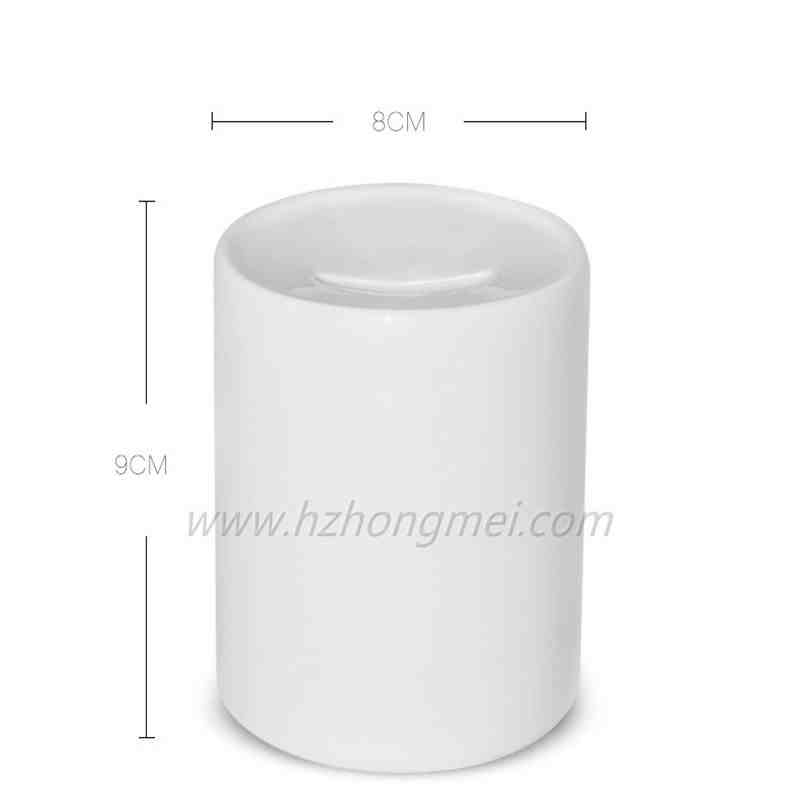 Hot Selling Good Quality wholesale price blank white sublimation coated printing ceramic piggy bank