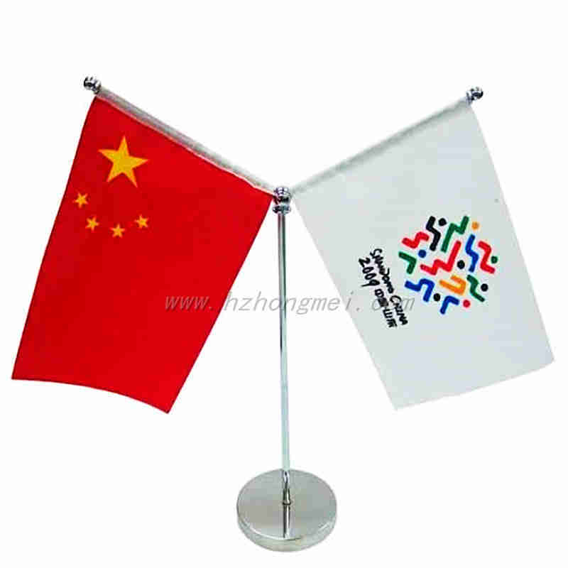 Custom Table Flag With Stand Base Custom Desk Flags Office Table Flags