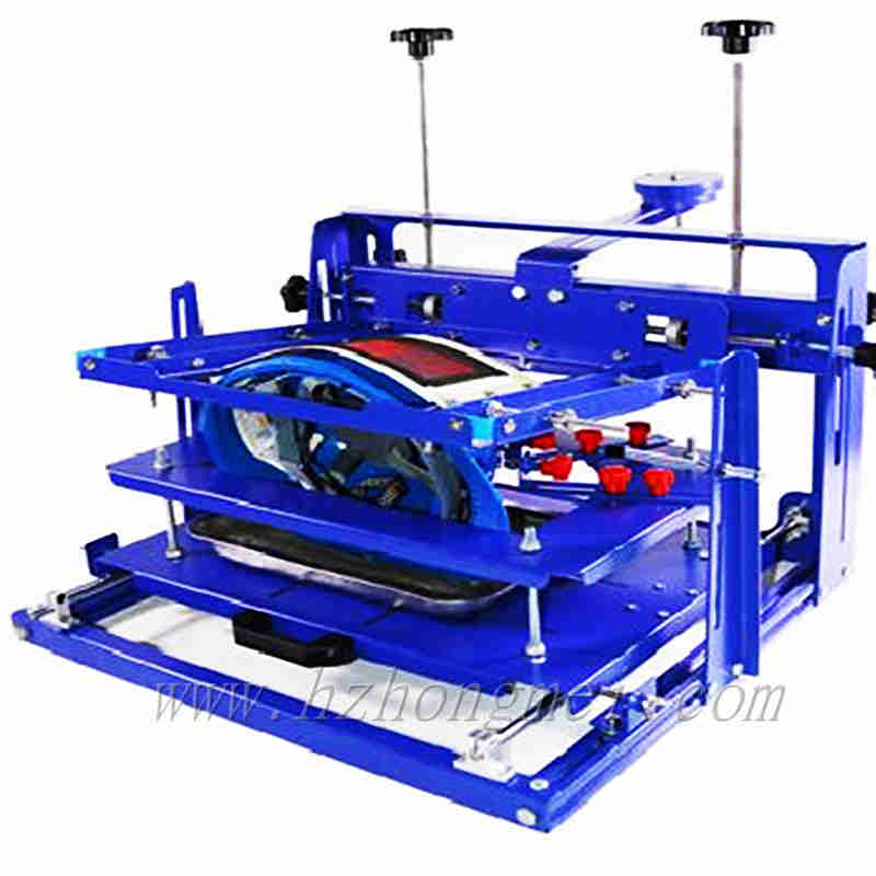 SPE-AQM240 one color safety helmet hard material caps screen printing machine