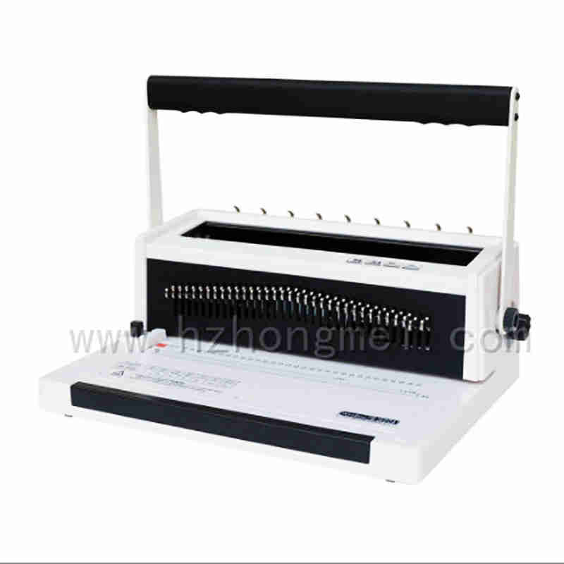 Pingda hot sale W20A 300mm a4 size 20 sheets notebook and calendar making binder machine double wire binding machine for office