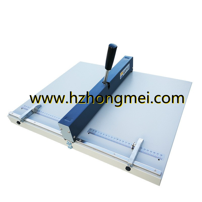 455mm width manual paper creasing machine